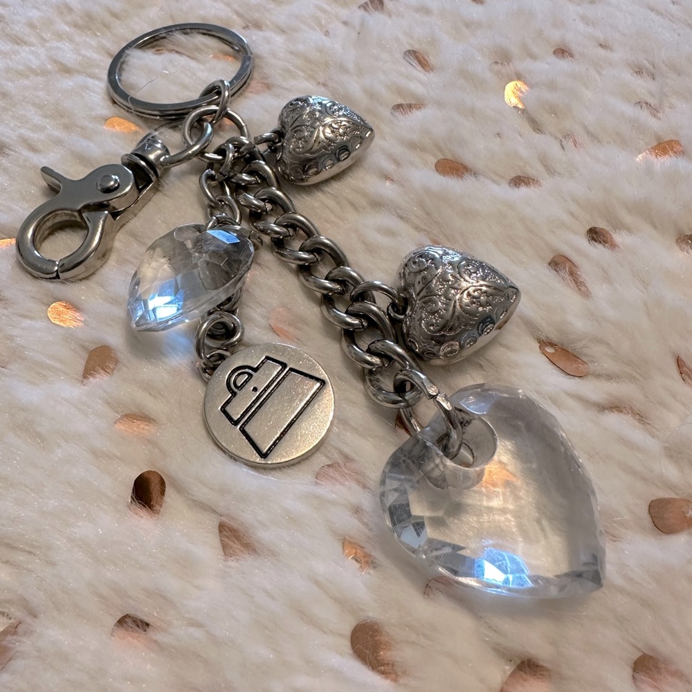 Silver/Crystal Key Fob - Picture 2 of 3